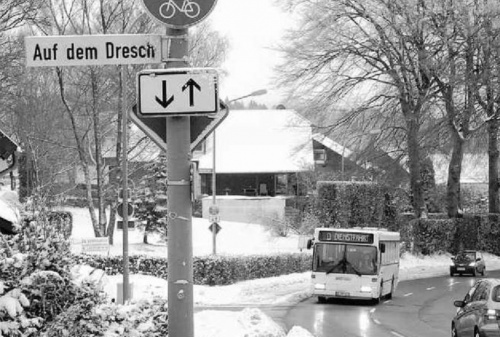 Bürger wünschen sich Bushaltestelle an der Bergstraße
